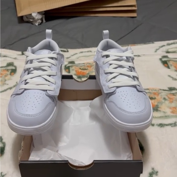 Jordan White and Gray Sneakers - Picture 1 of 9